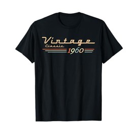Vintage 65th Birthday Decorations Vintage 1960 65 Years Old T-Shirt