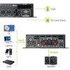 LiNKFOR Stereo Audio Amplifier Bluetooth 5.0 Amplifier Receiver HiFi 40W