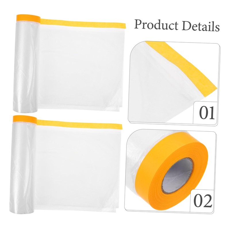 Operitacx 20m Insulation Shrink Film Window Insulation Kit Winter Window