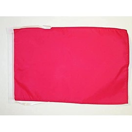 AZ FLAG Plain Red Flag 18'' x 12'' cords - Red Solid color SMALL flags 30 x 45cm - Banner 18x12 in