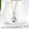 Sterling Silver Urn Necklace for Ashes for Women: Infinity Cremation