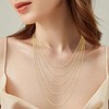 Gacimy Gold Chain Necklace for Women 14K Gold Plated, 2.0mm