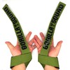 GORILLA SQUAD Natural Cotton Hand Grip Aid Lifting Straps Weight