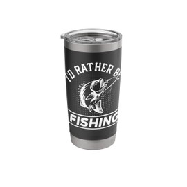 I'd Rather Be Fishing Stainless Steel Insulated Tumbler