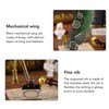Retro Feather Pen Set Vintage Map Pattern Quill Pen Set