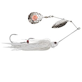Savage Gear Da'Bush Spinnerbait (White Silver, 14cm 21g Sinking)