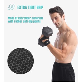 Fitness Gloves, Training Gloves, Weight Lifting Gloves, Workout Gloves for Men and Women (XL, Black)