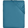 Utopia Bedding Fitted Sheet Double, Denim Blue - Deep Pocket