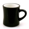 Ceramic Diner Campfire Mugs, 10oz, Set of 4 (Black)