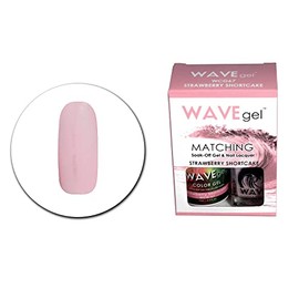 WAVEGEL Soak-0ff Gel & Nail Lacquer Matching Duo Set - Strawberry Shortcake - WCG67-67 I 0.5 Oz