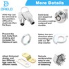 DRELD Set of 2 Tubular Cam Locks 17 mm with