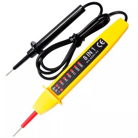 TECHZOCO Electrical Circuit Tester, Electrical Voltage Tester, AC and DC Voltage Tester, Voltage Range 6-380V