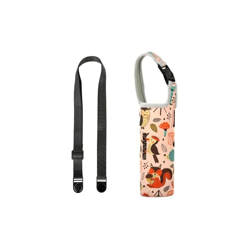 HASTHIP® Bolsa Porta Botella de Agua de Neopreno con Correa