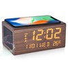 Alarm Clock, Bluetooth Speaker, Table Clock, Wireless Charging Function, Multi-functional