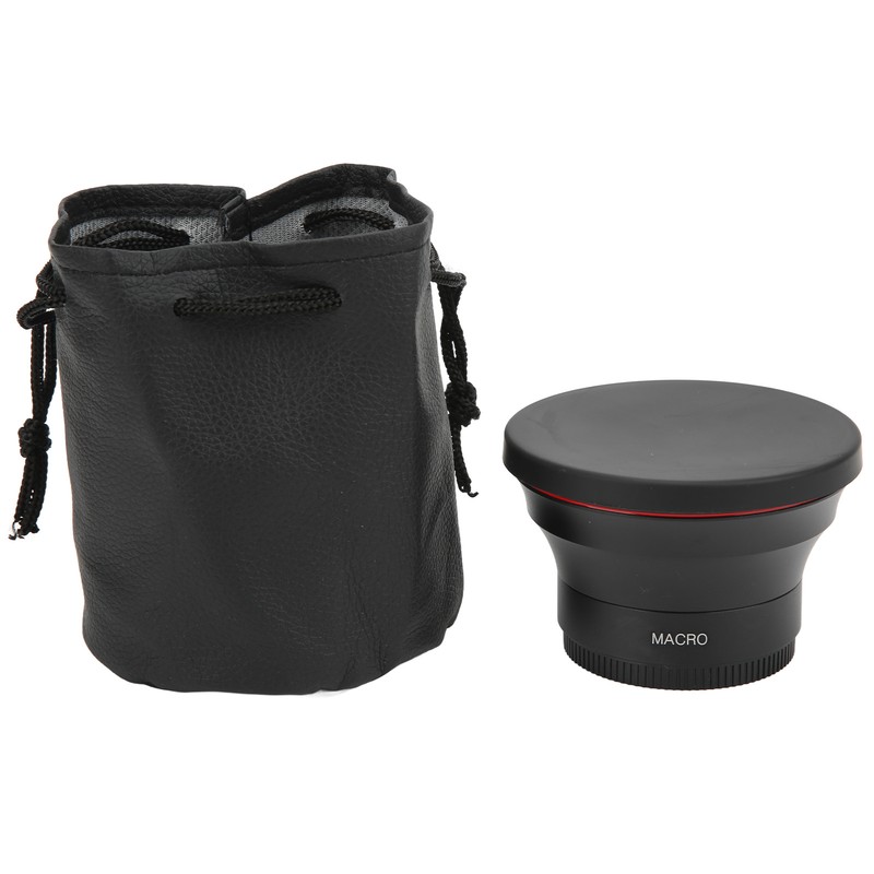 55mm 0.43X Wide Angle Lens Optical Glass Coating Technology Camera