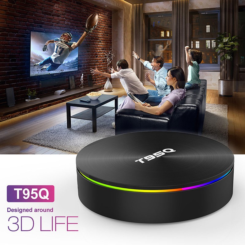 TV Box Dual Frequency WiFi Media Player for Android 8.1