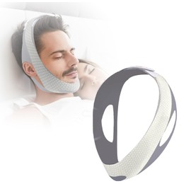 Snore Reduction Chin Strips - Chin Strap for Sleeping with Adjustable Velcro, snoring Solution Chin Straps Comfortable Stop Snoring Solution, Anti Snoring Devices Breathable and Reusable