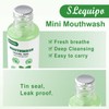 Travel Size Mouthwash Bulk Mini Fresh Mint Portable Mouthwash Individual