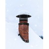 10 Inch Round Chimney Cap: Cone Top Fireplace Chimney Caps
