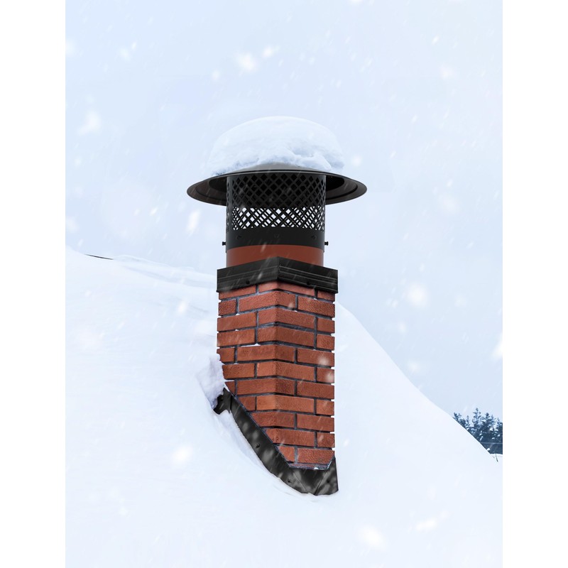 10 Inch Round Chimney Cap: Cone Top Fireplace Chimney Caps