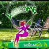 VFM - Garden Fairy Sign Metal Fairy Welcome Sign -