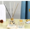 2PCS 50ml/1.7oz Empty Clear Glass Diffuser Bottle Diffuser Jar with
