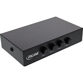 InLine® USB 2.0 Switch Manual USB-A Device to 4 Computers