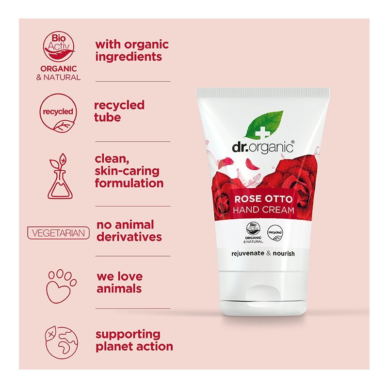 Dr. Organic Hand-En Nagelcrème