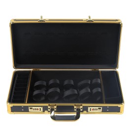 Gdrasuya10 Professional Barber Case Stylist Tool Box Organizer Portable Barber Carrying Case Salon Barber Case Traveling Case With Handle and Numlock for Clippers Trimmers Scissors Combs Tools