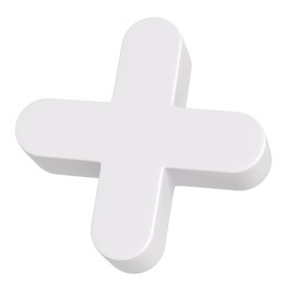 Meister Tile Spacers 2.0 mm – Practical Set of 1800 Pieces – Made of Robust Polypropylene – White / Tile Accessories / Tile Laying Aid / Joint Crosses / 4427000