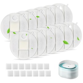 12 Pack Replacement Filters Compatible with Petlibro Capsule Dog Fountain PLWF008, 6 Months Set of Filter Accessories Supply for Dog Water Fountain Dispensers