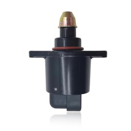 Civwesi 1 PC Automotive Idle Speed ​​Control Valve, Alloy Stepper Motor Idle Air Control Valve with Sealing Washer, OEM #90380 10526 90325864 Accessories, Compatible with King Kong Automotive (Black)