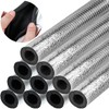 Wazitin 10 Pcs Pipe Insulation Foam Tube Self Adhesive Insulation