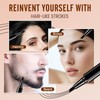 AWROSE Eyebrow Pencil, 2 Pack 3D Microblading 4-Tip Eyebrow Pen,