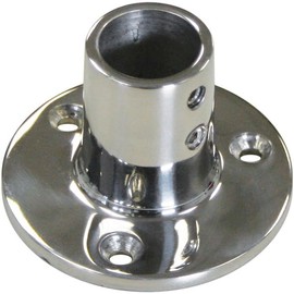 Railing Foot 90° Angle for Round Tube Diameter 22 mm Stainless Steel V4A 1 Piece A4 AISI 316 Boat Railing AISI316 Bimini