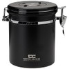 Coffee Culture Coffee Canister, Medium, Black