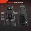 A-Premium Master Power Window Switch Compatible with Volvo Truck FH12,