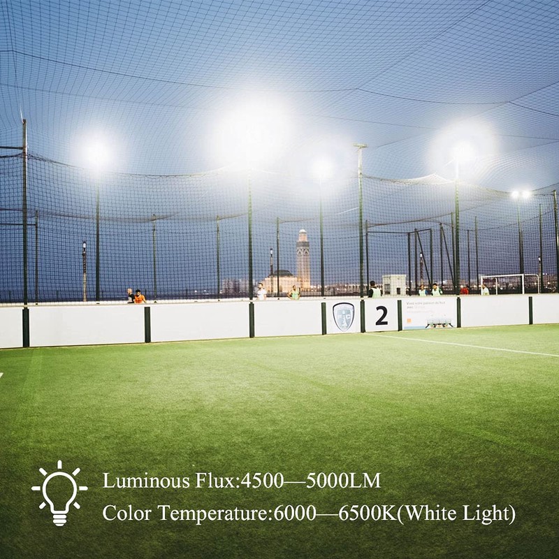 Lysed 50W LED Flood Light,Outdoor Security Lights Daylight Super Bright