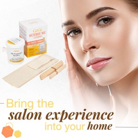 GiGi Microwave Wax Kit - All Purpose Honee Soft Wax Hair Removal Kit for Face & Body, Includes Wax, Strips, and Applicators, Easy At-Home Waxing, 1 Set