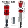 LifCratms 1 Piece Adjustable Depth Screwdriver Bit Holder, Magnetic Impact
