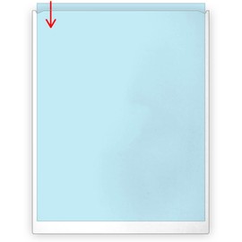 StoreSMART® - 8.5" x 11" Peel & Stick Letter Size Pocket - Crystal-Clear, Archival, Polypropylene Plastic - 100-Pack - TL10308-100