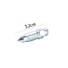 Hoite 4Pcs M8x1mm Bolt Bleed Screw with Dust Cap Galvanized