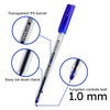 PENSAN Blue Ballpoint Pens,1.0 mm Medium Point, Blue Pens, Ergonomic