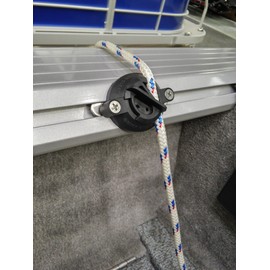 Quick Cleat No-Knot Fender Cleat for Gunnel Tracks (4ea), for 1/4" Rope