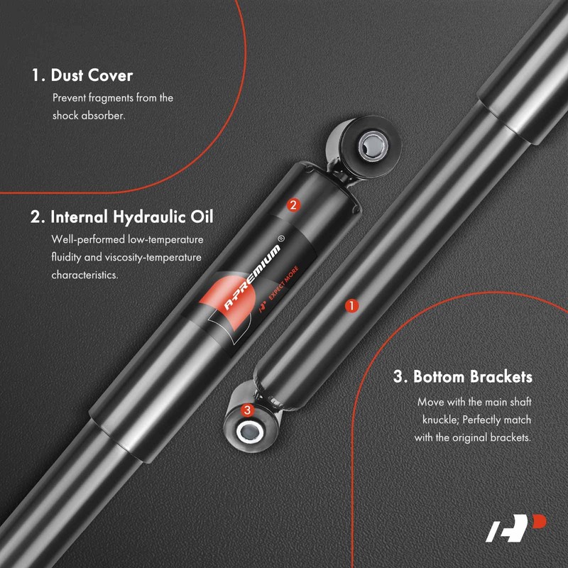 A-Premium Rear Pair (2) Shock Absorber Compatible with Volkswagen Vanagon