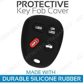 RemoteSuperMarket Key Fob Cover For 1997 1998 1999 2000 Buick Regal Remote Case Skin Jacket