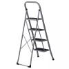SEGAWE 4 Step Ladder Folding Step Stool with Wide Anti-Slip