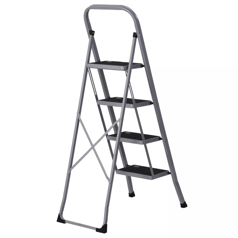 SEGAWE 4 Step Ladder Folding Step Stool with Wide Anti-Slip