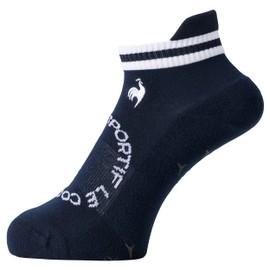 Cox Sportif LG4FSO00L Women's Socks, Ankle Length, Non-slip, Foot Pile, Arch Support, Sports, Golf, NV00 (navy)