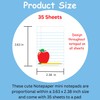 SHAPES ETC. 35 Sheets Notepaper Mini Notepad 3.63in - Cute